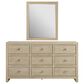 Universal Furniture Oasis 9-Drawer Dresser and Mirror in Dockside, , large