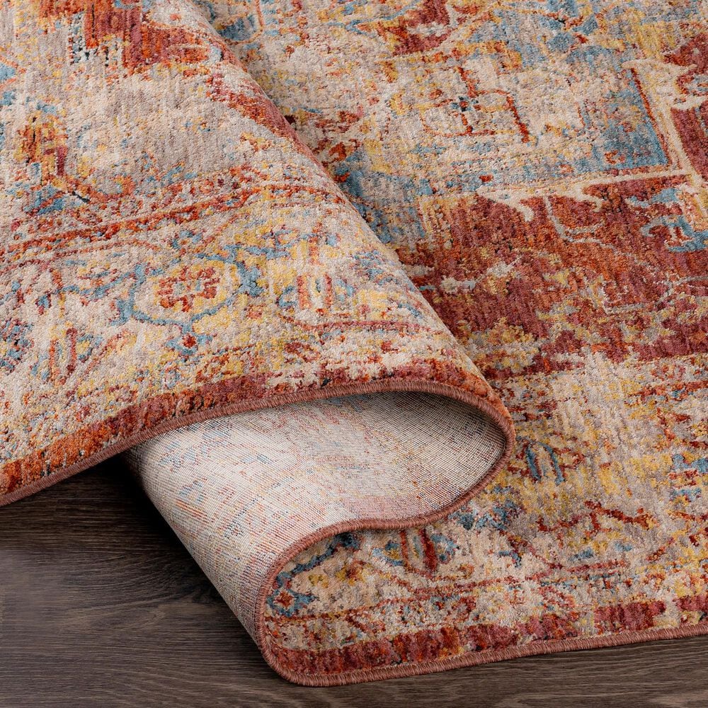 Surya Mirabel 12&#39; x 15&#39; Burnt Orange, Rust, Teal, Olive, Gray and Beige Area Rug, , large