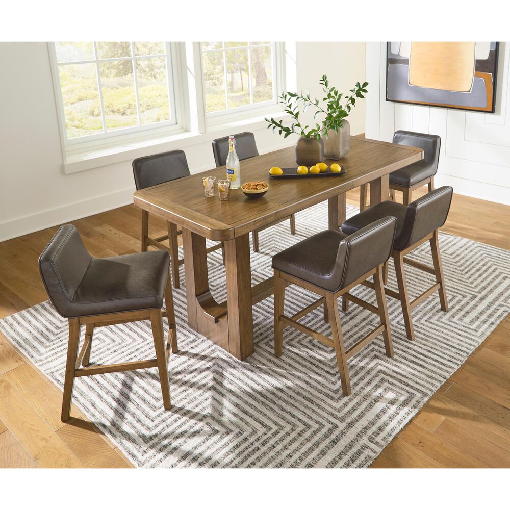 Millenium Cabalynn Counter Dining Table and 6 Stools in Two Tone, , large