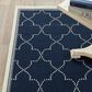 Oriental Weavers Marina Navy and Ivory 5"3" x 7"6" Indoor/Outdoor Area Rug, , large
