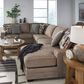 Ashley Cannonbrook 3-Piece Sectional in Cannonbrook Nutmeg, , large