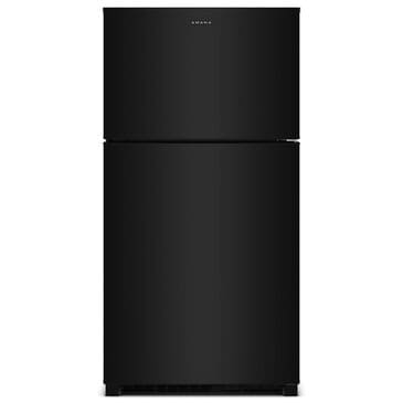 Amana 21 Cu. Ft. Top Freezer Refrigerator with Dual Crisper Drawers in Black, , large