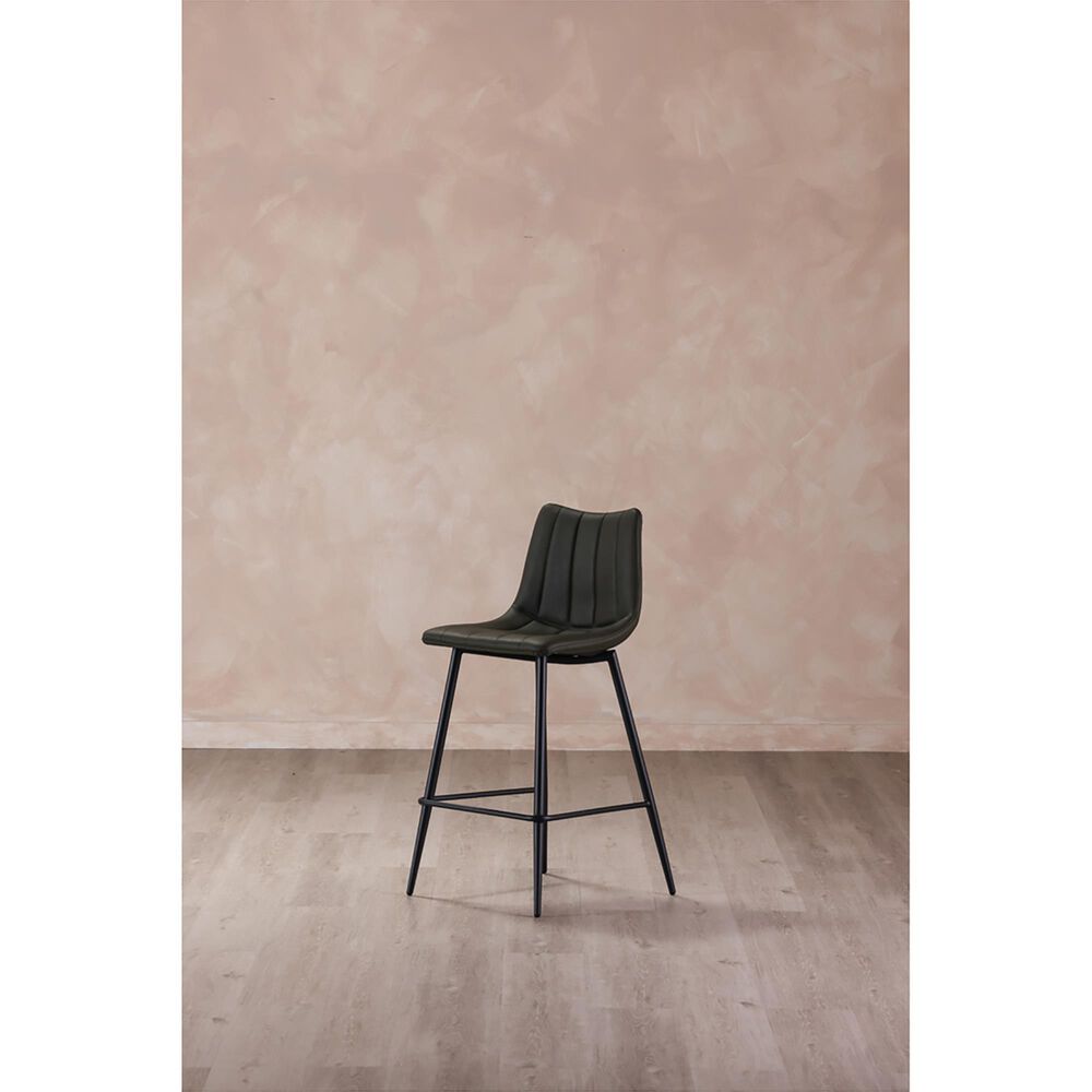 Moe&#39;s Home Collection Alibi Counter Stool in Dark Green, , large