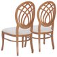 Linon Home Decor Dara Side Chair in Light Brown (Set of 2), , large