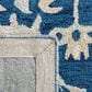 Safavieh Micro-Loop 5" x 8" Navy and Ivory Area Rug, , large