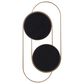 Maple and Jade 20" x 43" Wall Mirror in Matte Gold, , large