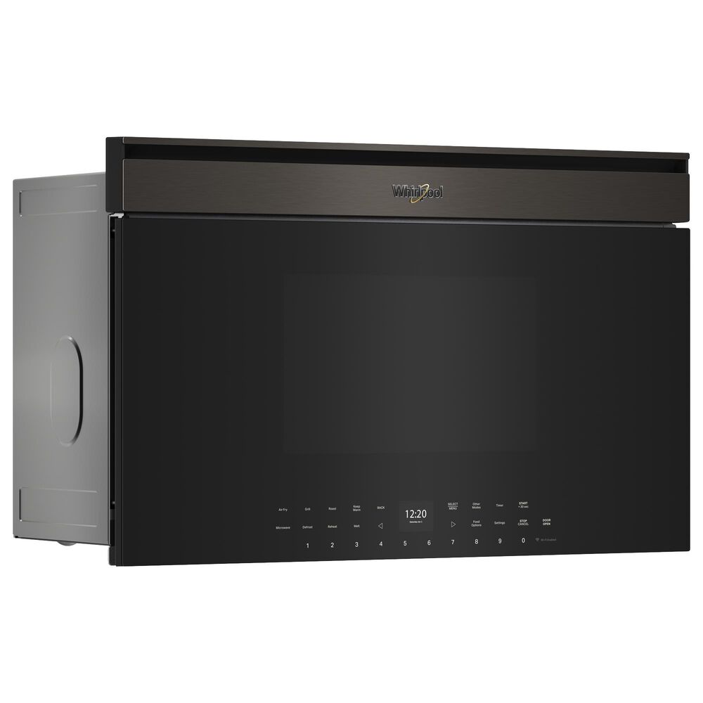 Whirlpool 1.1 Cu. Ft. Built-In Smart Multifunctional Microwave Oven with Air Fry in Black Stainless Steel, , large