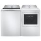 GE Profile 5 Cu. Ft. Top Load Impeller Washer and 7.4 Cu. Ft. Electric Dryer Laundry Pair in White, , large