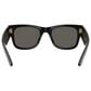 Rayban Glasses Mega Wayfarer Blacked Out Sunglasses with Ultra Black Lenses in Polished Black, , large