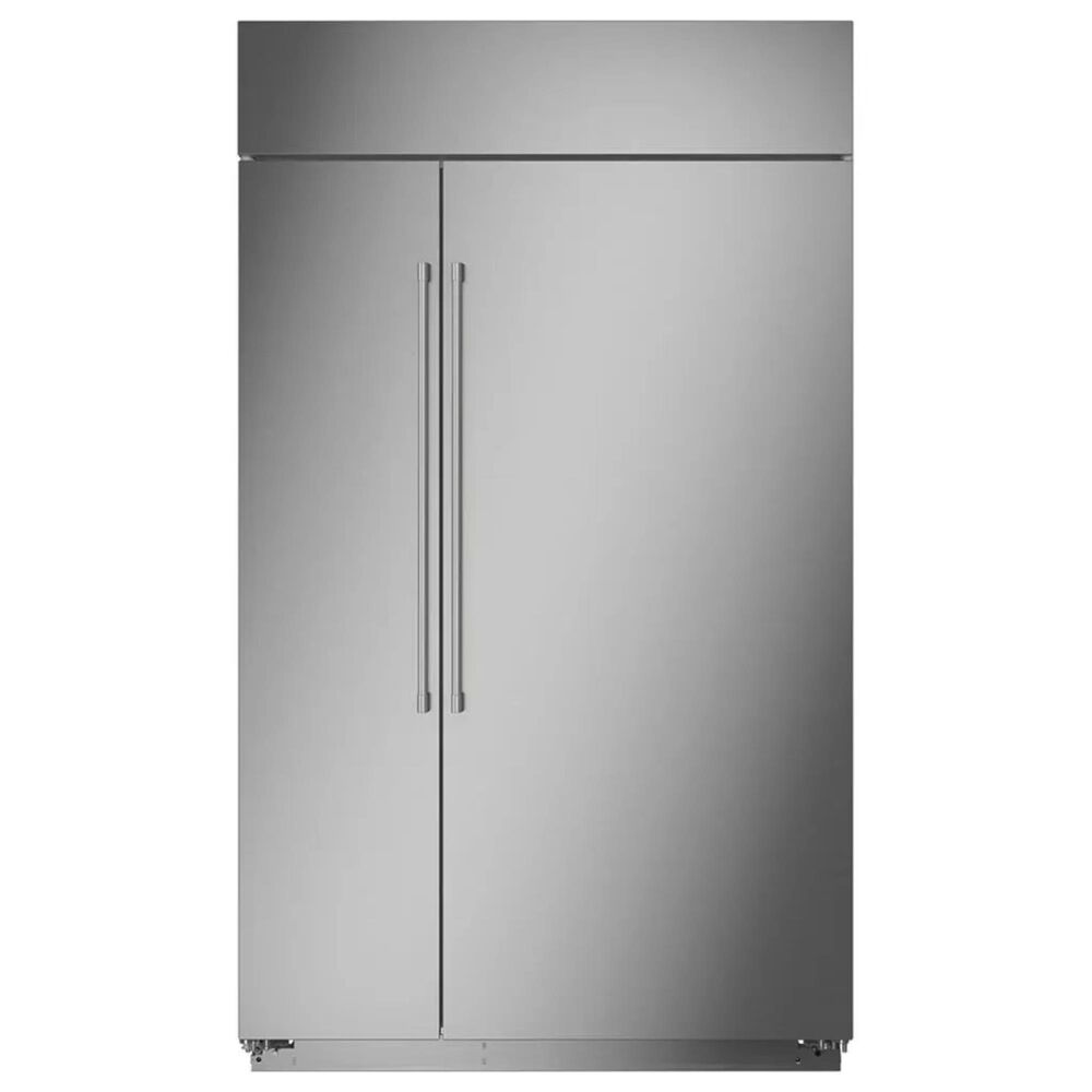 Monogram 48&quot; Smart Built-In Side by Side Refrigerator in Stainless Steel &#40;Handles Sold Separately&#41;, , large