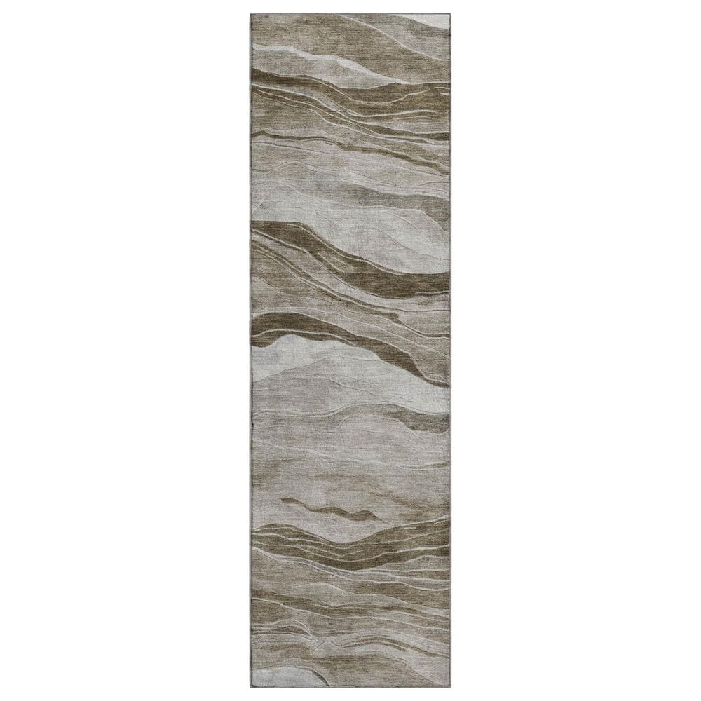 Dalyn Rug Company Pacifica PA6 2"3" x 7"6" Brown Runner, , large