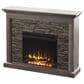 Classic Flame 48" Stacked Stone Wall Mantel with Electric Fireplace in Gray, , large