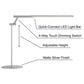Lite Source Tilla LED Desk Lamp in Silver, , large