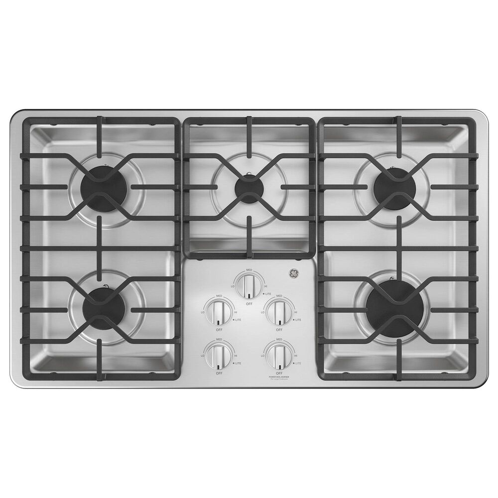 GE Appliances 2-Piece Kitchen Package with 30&quot; Smart Built-In Single Wall Oven and 36&quot; Gas Cooktop in Stainless Steel, , large