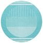 Surya Alfresco 7"3" Round Pewter, Slate and Beige Indoor/Outdoor Area Rug, , large