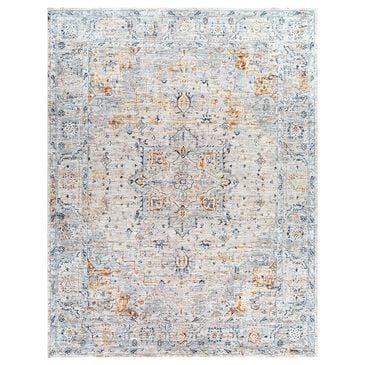 Surya Laila LAA-2312  10" x 14" Teal, Sage, Orange, Gray and Cream Area Rug, , large
