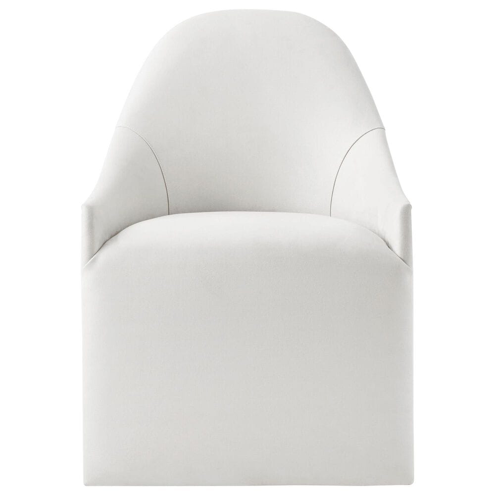 Theodore Alexander Kesden Upholstered Arm Chair in Light Neutral, , large
