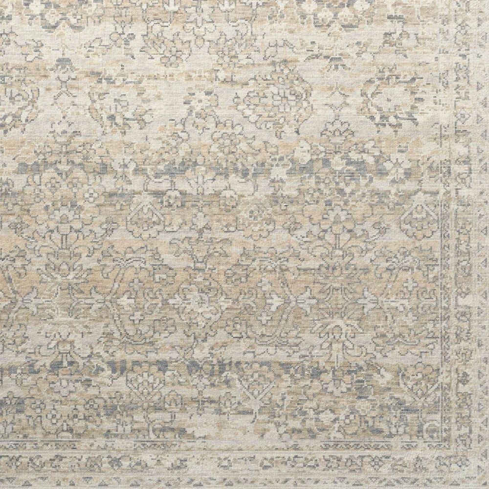 Surya Once Upon a Time Light Gray, Gray, Ivory, Tan and Light Brown 6&#39;5&quot; x 8&#39;10&quot; Area Rug, , large