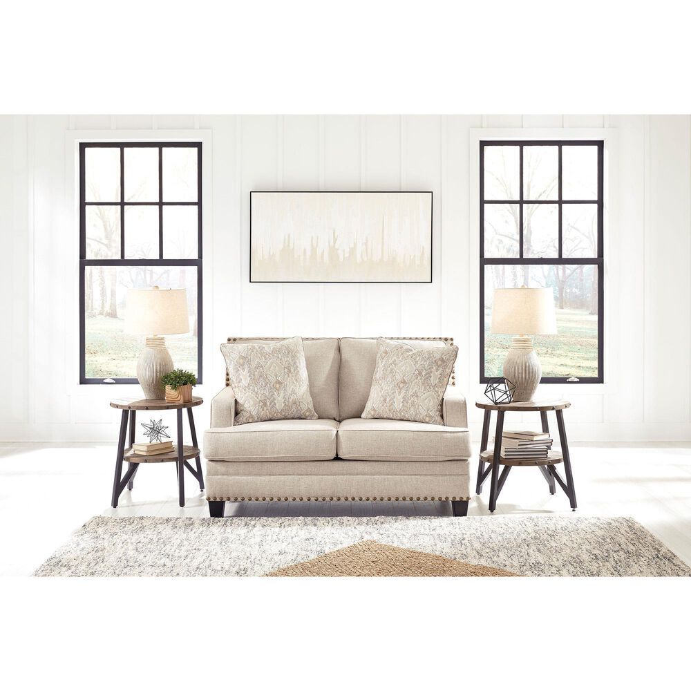 Ashley Claredon Loveseat in Linen, , large