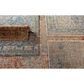 Surya Mirabel MBE-2302 6"7" x 9"6" Navy, Denim, Cream, Brown, Saffron, Taupe and Gray Area Rug, , large