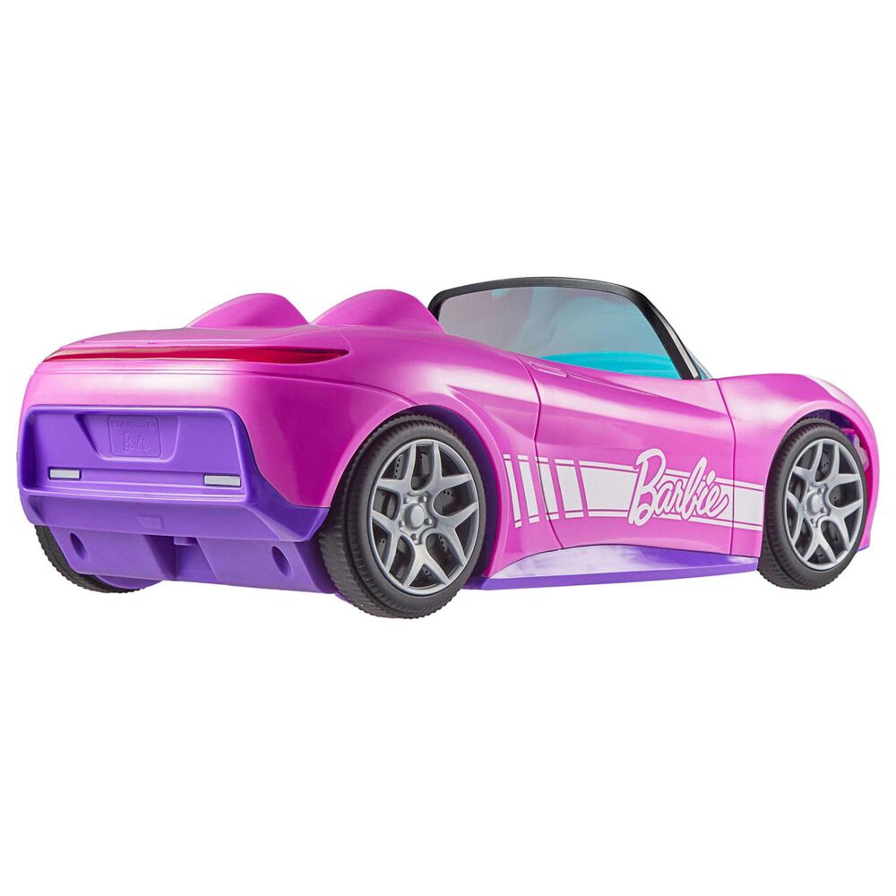 Barbie Convertible Battery-Powered Remote-Control Car Vehicle in Pink, , large