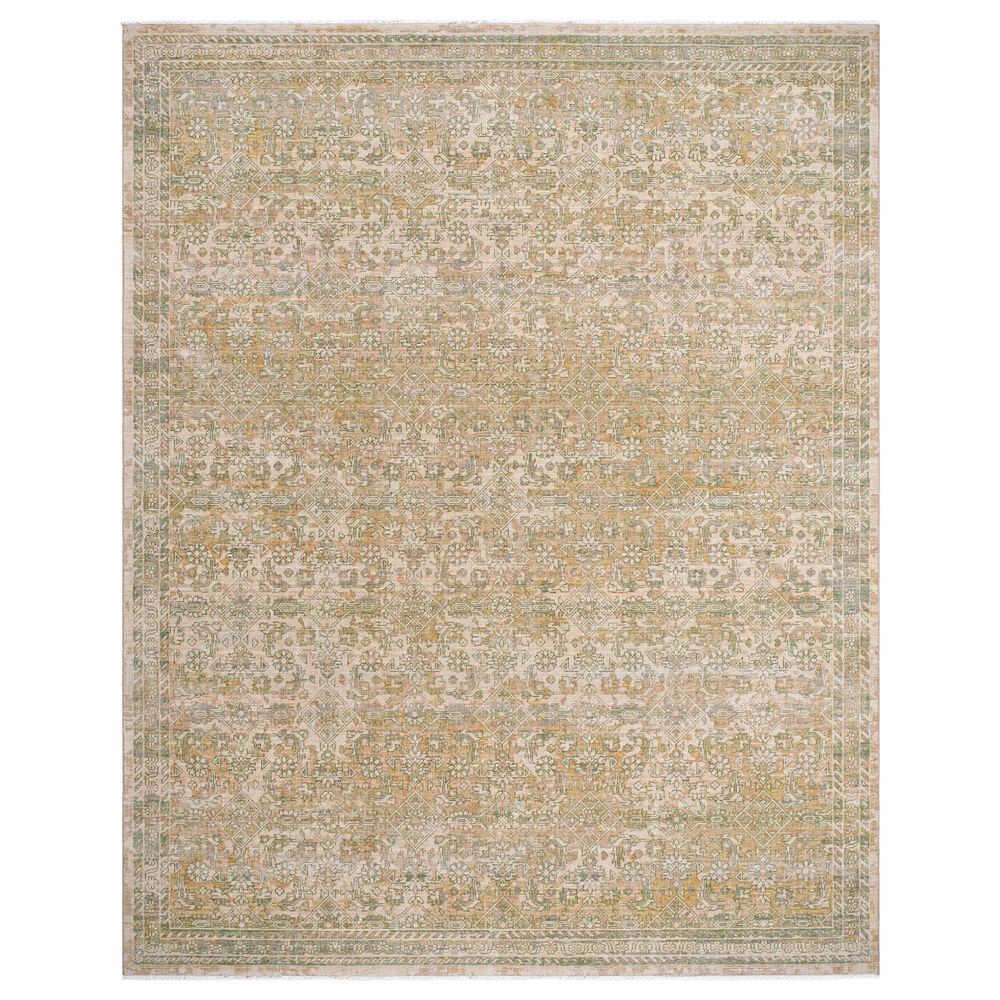 Surya Once Upon a Time Light Beige, Tan, Olive, Taupe, Dusty Coral and Sage 6"5" x 8"10" Area Rug, , large