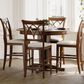 Canadel Core Counter Table and 4 Stools in Sienna Washed Finish, , large