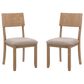 Linon Home Decor Jorissen Side Chair in Grey Wash (Set of 2), , large