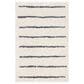 Safavieh Venus Shag VNS604B 6" x 9" Ivory and Dark Grey Area Rug, , large