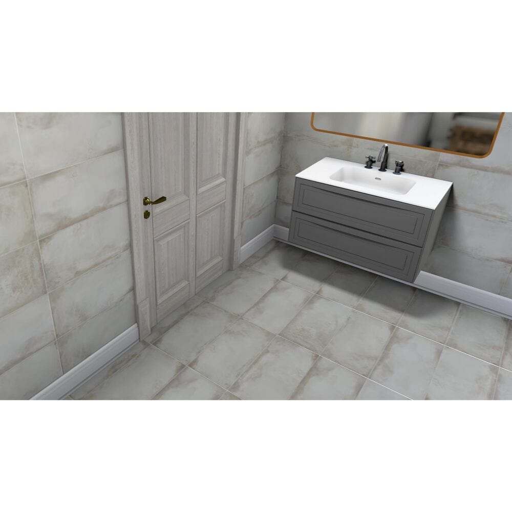 Soho Studio Angela Harris San Francisco White 12" x 24" Semi-Polished Porcelain Tile, , large