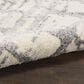 Nourison Luna 2" x 3" Ivory and Grey Area Rug, , large