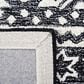 Safavieh Micro-Loop 8" x 10" Black and Gray Area Rug, , large