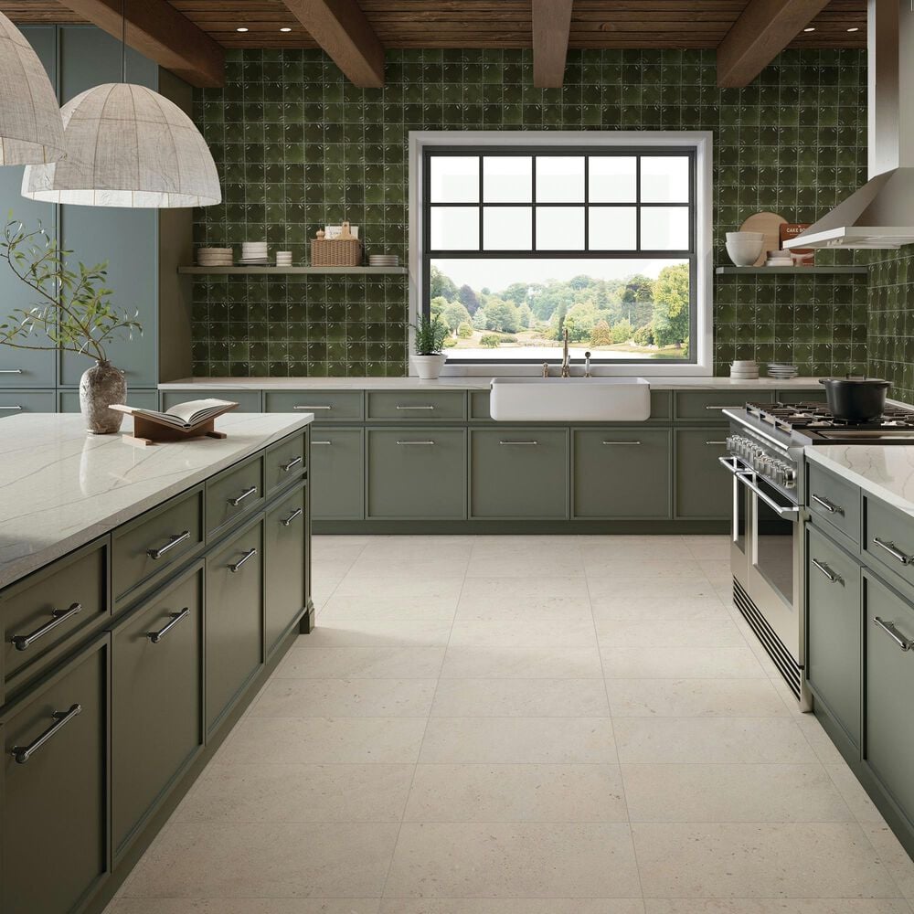 Dal-Tile Relicca Nook 4" x 4" Square Circle Ceramic Tile, , large