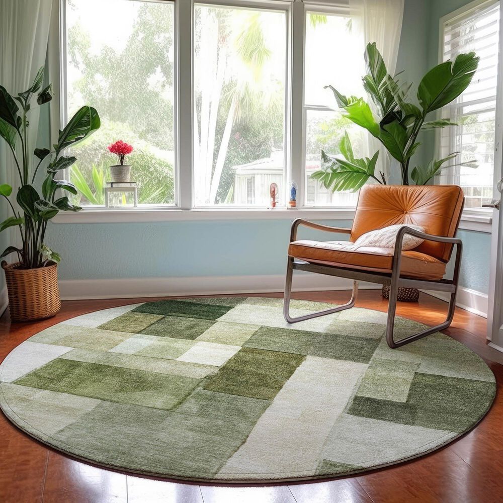 Dalyn Rug Company Neo NO15 8&#39; Round Sage Area Rug, , large