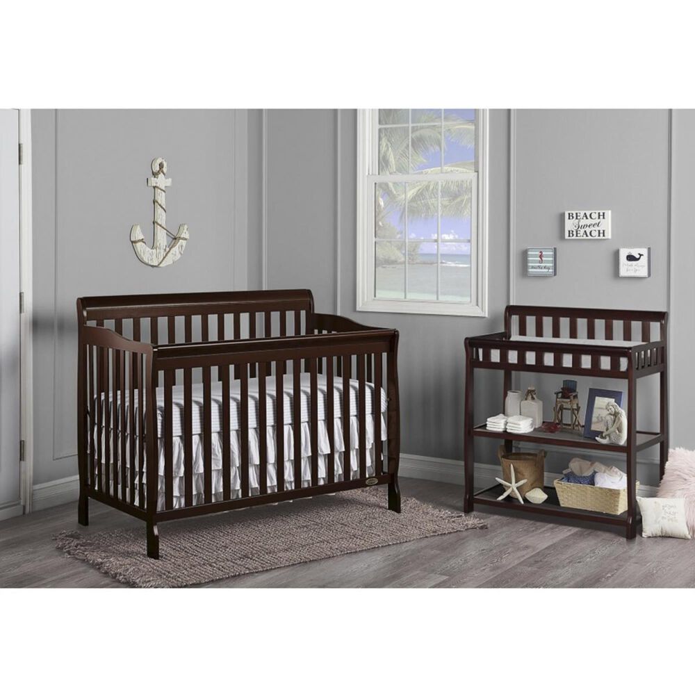 Evolur Ashton 2-in-1 Changing Table in Espresso, , large