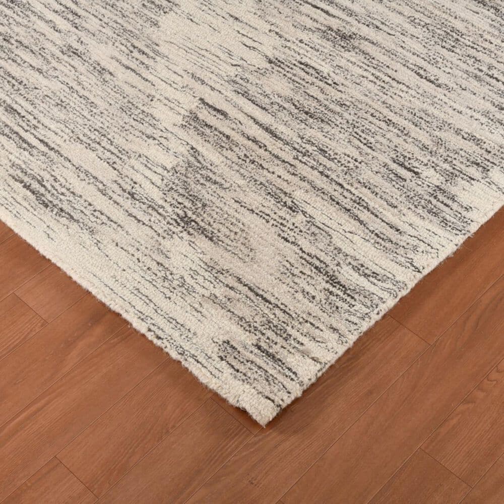 Amer Rugs Mexico Ivory and Charcoal 8&#39; x 10&#39; Area Rug, , large