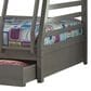 Pacific Landing Bunks Twin over Full Bunk Bed in Grey, , large