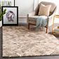 Surya Tuscany TUS-2300 White, Light Beige and Dark Brown 7"10" Square Area Rug, , large