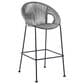 Blue River Acapulco Patio Bar Stool in Gray, , large