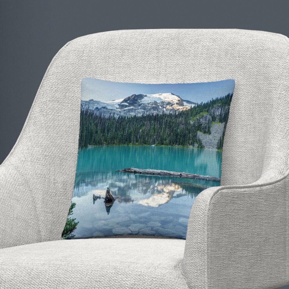 Timberlake Pierre Leclerc 'Natural Beautiful British Columbia' 16 x 16 Decorative Throw Pillow, , large