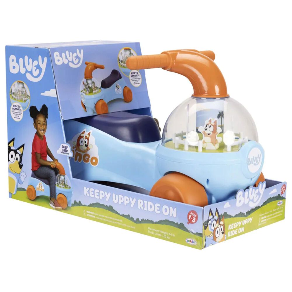 Disney Bluey and Bingo - Keepy Uppy Ride-On in Blue, , large
