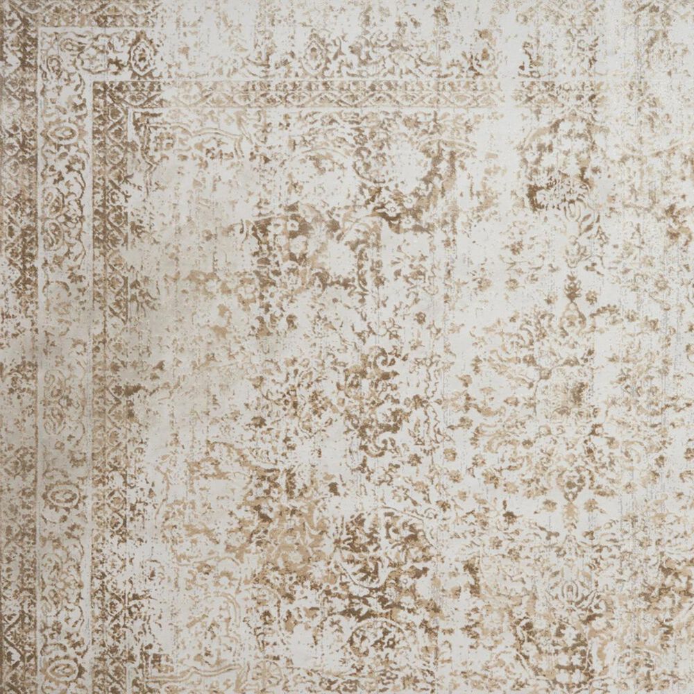 Loloi Patina PJ-03 5&#39;3&quot; Round Champagne and Light Grey, , large