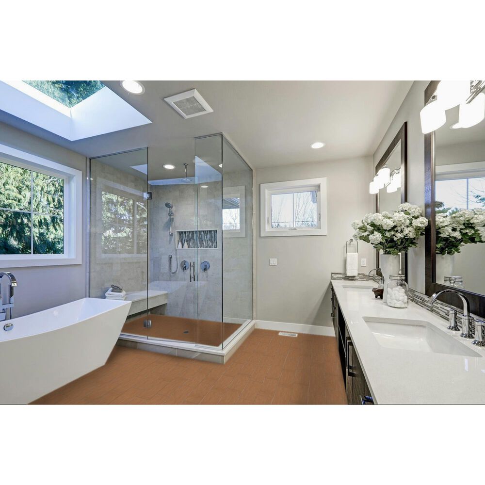 Emser Eclissi Cotto 8" x 9" Hexagon Glazed Porcelain Tile, , large