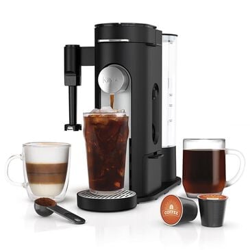 Ninja 56 Oz. Single-Serve Pods and Grounds Coffee Maker in Black, , large