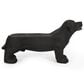Hearth and Haven Outdoor MGO Dog Bench in Matte Black, , large