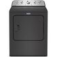 Maytag 4.7 Cu. Ft. Top Load Pet Pro Washer and 7 Cu. Ft. Front Load Electric Dryer with Pet Pro Option in Volcano Black, , large