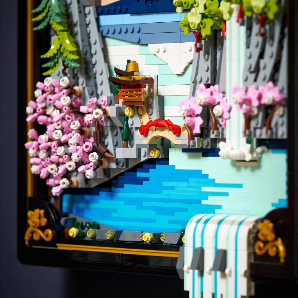 LEGO Art Japanese Cherry Blossom Landscape Building Set, , large