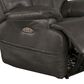 Catnapper Naples Headrest Lay Flat Power Recliner in Steel, , large