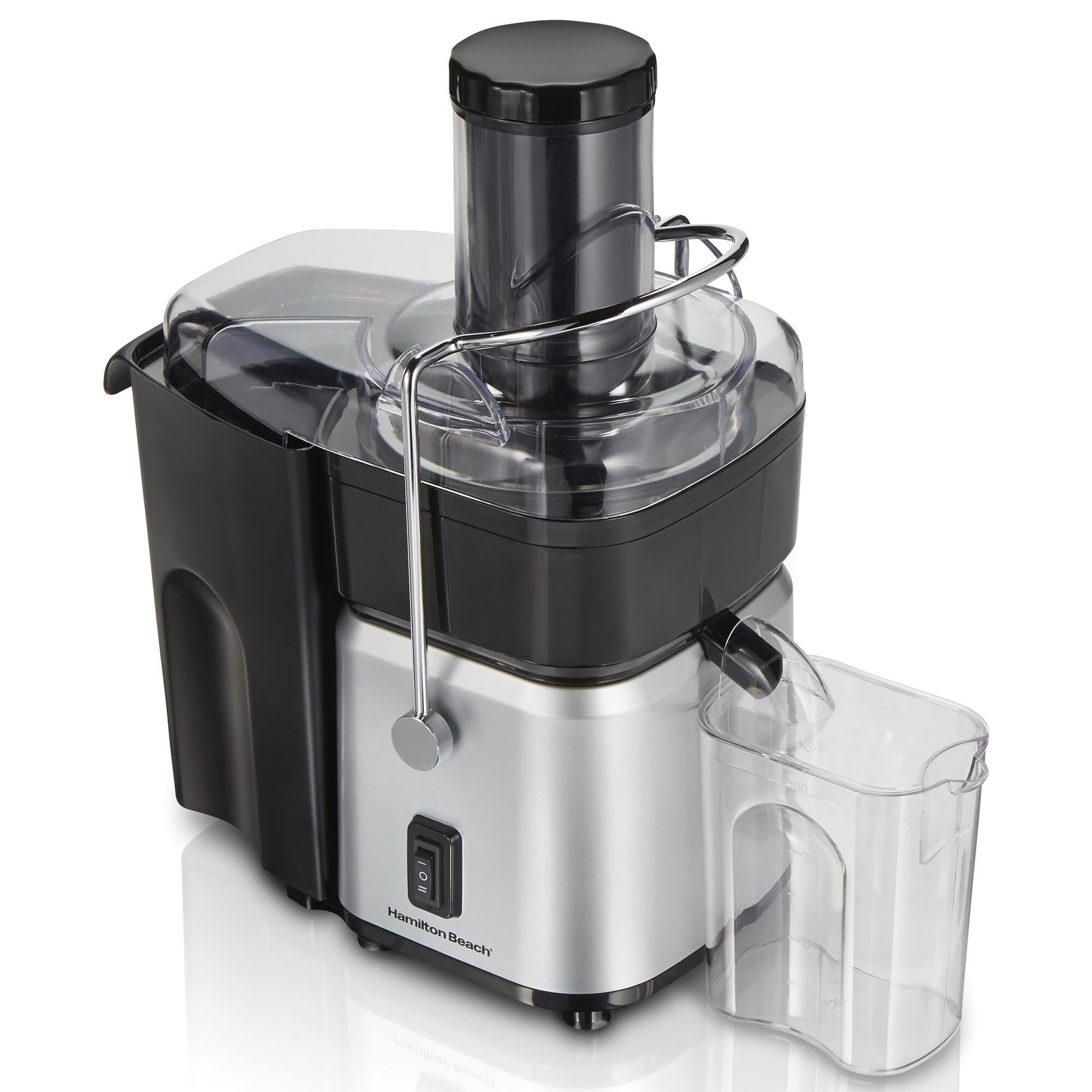Hamilton Beach 2 Speeds Whole Fruit Juice Extractor in Silver and