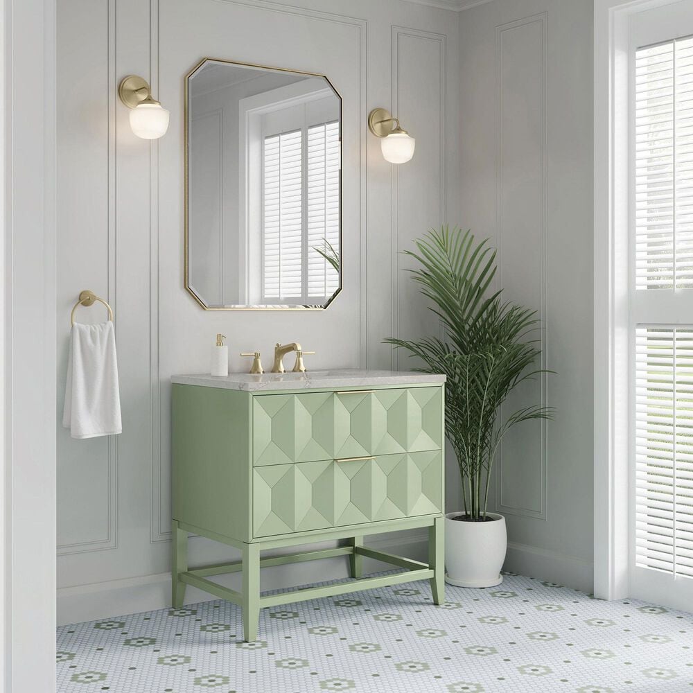 James Martin Vanities Emmeline 36" Single Vanity Cabinet, Pistachio, , large